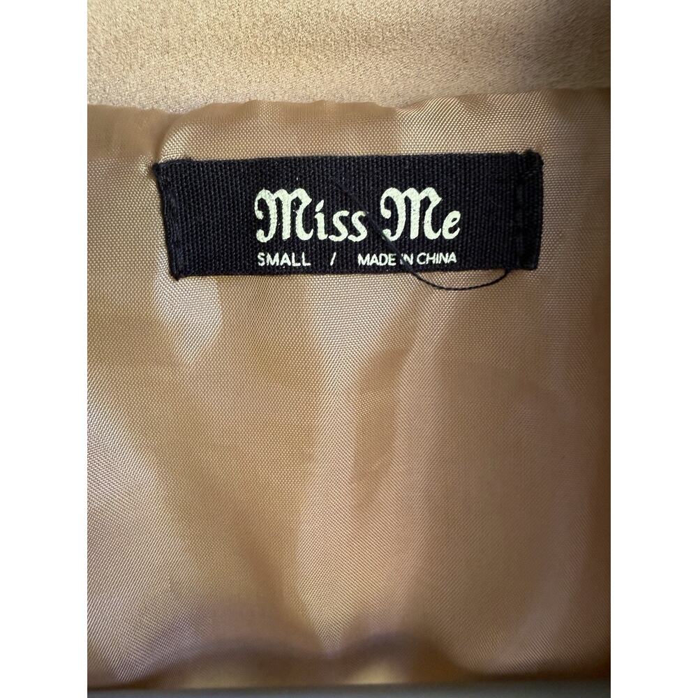 Miss Me Fall Fringe Tan Suede size Small Jacket Best (AH12) - Picture 2 of 5
